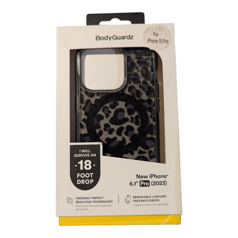 D8.‎ BodyGuardz ACE PRO MagSafe Case Apple iPhone 15 Pro (6.1 2023) - Leopard